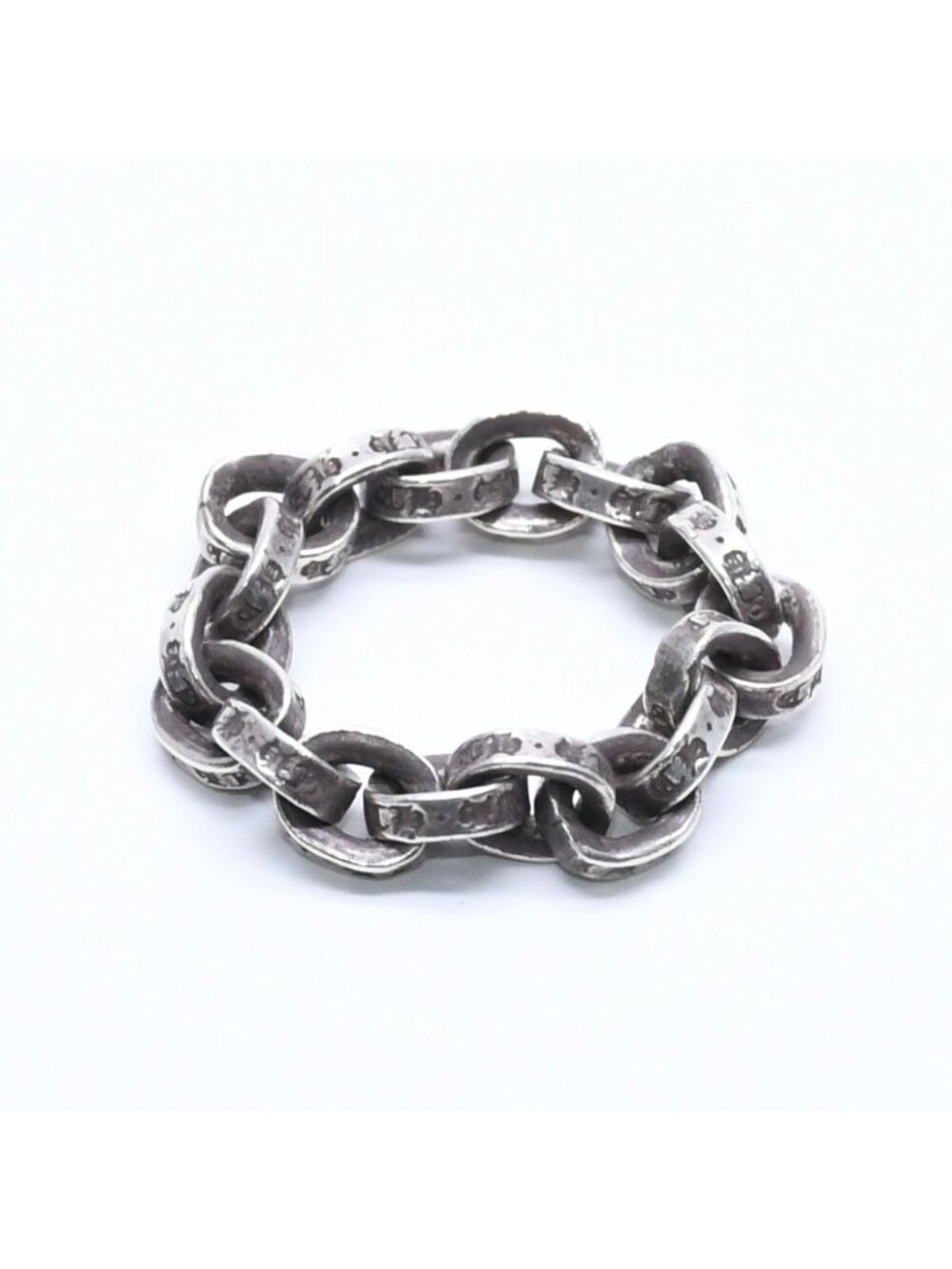 Chrome Hearts Paper Chain Ring 925 Sterling Silver
